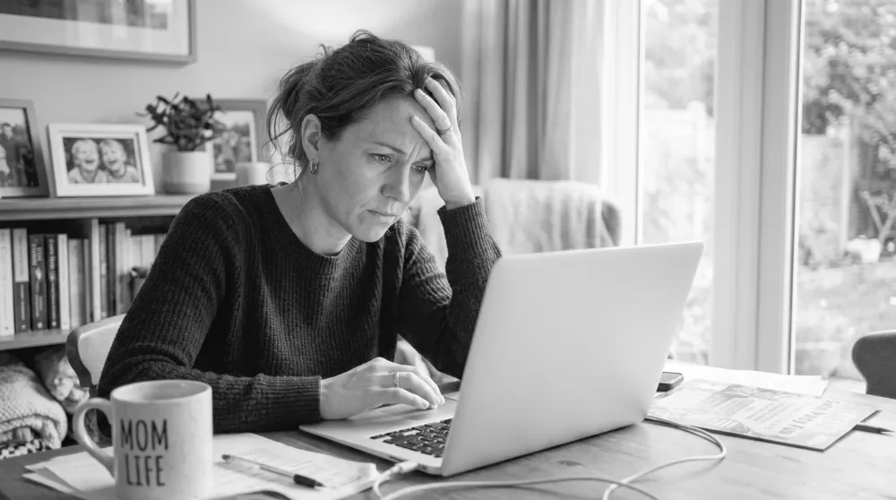 A parent struggling to book an attraction on an entertainment center website